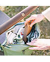 Done By Deer Waterproof Stroller Bag - Green - Hooks Included Organize and Bags