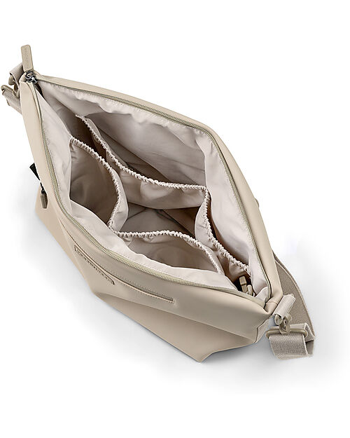 Done By Deer Waterproof Stroller Bag - Sand - Hooks Included Organize and Bags