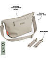 Done By Deer Waterproof Stroller Bag - Sand - Hooks Included Organize and Bags