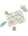 Done By Deer Wooden Layer Puzzle - Celebration - 12m+ Wooden Stacking Toys