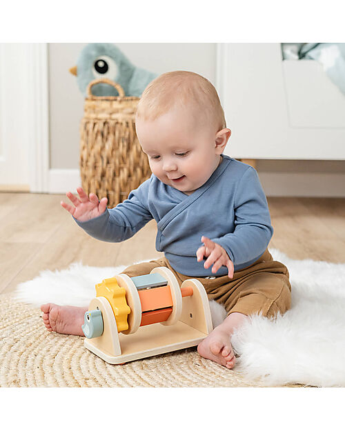 Done By Deer Wooden Multi-Sensory Toy- Birdee - 3m+ Newborn Toys_