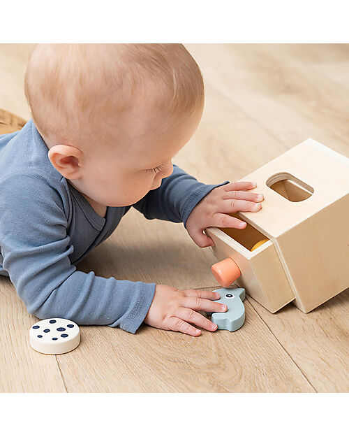 Done By Deer Wooden Permanence Box - Nozo - 10m+ Newborn Toys_