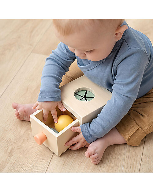 Done By Deer Wooden Permanence Box - Nozo - 10m+ Newborn Toys_