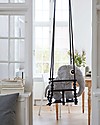Done By Deer Wooden Swing, Black Chairs