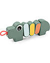 Done By Deer Wooden Twist & Turn Toy - Croco - 6m+ Newborn Toys_