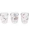 Done By Deer Yummy Mini-Glass 3 Pcs Sea Friends Set - Powder Beakers