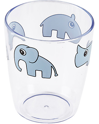 Done By Deer Yummy Mini Glass Deer Friends, Blue - 120 ml null