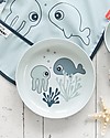 Done By Deer Yummy Mini Plate Sea Friends - Blue Bowls & Plates