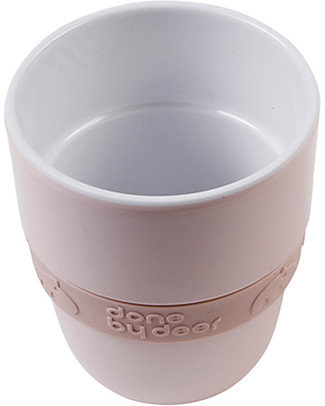 Done By Deer Yummy Mug Elphee 240 ml, Powder - Easy to grab, with silicone belt Beakers