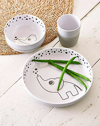 Done By Deer Yummyplus Easy Grip Cup Elphee 160 ml, Grey Beakers