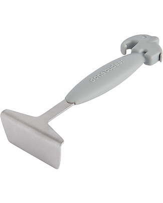 Done By Deer Yummyplus Easy Grip Food Pusher, Grey Spoons, Cutlery & Chopsticks