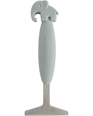 Done By Deer Yummyplus Easy Grip Food Pusher, Grey Spoons, Cutlery & Chopsticks