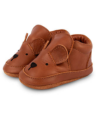 Donsje Arty Bear Shoe - Cognac - 100% Premium Leather Shoes