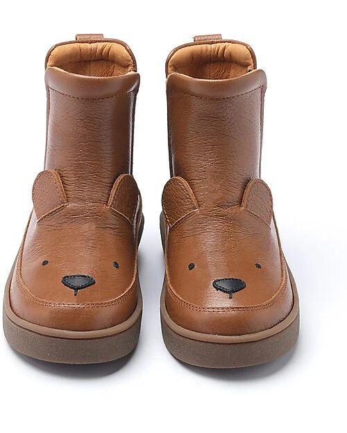 Donsje Chelsea Leather Boots Thuru Classic - Bear - Elastic Sides! Shoes