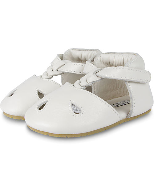 Donsje Dudu Leather Baby Sandal - Off-white - for First Steps! Sandals