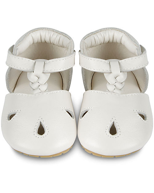 Donsje Dudu Leather Baby Sandal - Off-white - for First Steps! Sandals