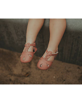 Donsje Dudu Leather Baby Sandal - Rose Dawn - for First Steps! Sandals