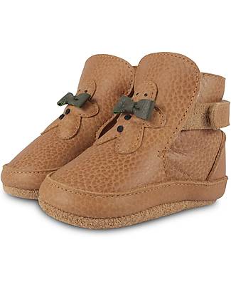Donsje Gingerbread Boots - Light Brown - 100% Leather - For The First Steps! Shoes