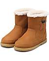 Donsje Gingerbread Boots With Sheep Lining - Light Brown - 100% Leather Shoes