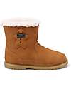 Donsje Gingerbread Boots With Sheep Lining - Light Brown - 100% Leather Shoes