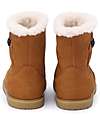 Donsje Gingerbread Boots With Sheep Lining - Light Brown - 100% Leather Shoes