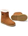 Donsje Gingerbread Boots With Sheep Lining - Light Brown - 100% Leather Shoes
