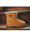 Donsje Gingerbread Boots With Sheep Lining - Light Brown - 100% Leather Shoes