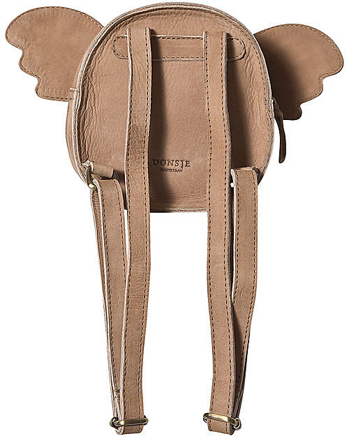 Donsje Kapi Classic Backpack - Koala - 100% Premium Leather Kindergarten Backpacks