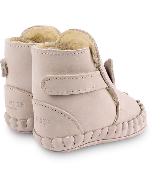 Donsje Kapi Classic Nubuck Leather Boots - Cat - Lilac -  for First Steps! Shoes