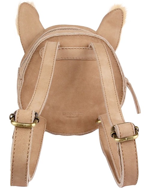 Donsje Kapi Exclusive Backpack - Squirrel - 100% Premium Leather Kindergarten Backpacks