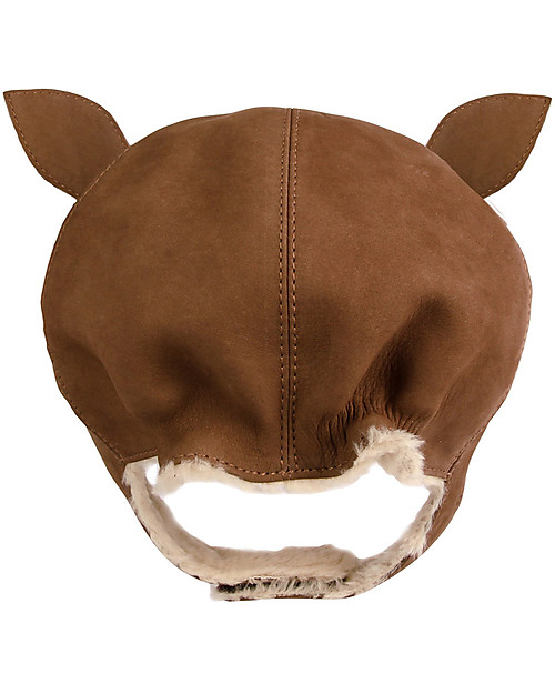 Donsje Kapi Hat - Stag - Nubuck Leather Winter Hats