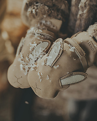 Donsje Kapi Leather Mittens - Bunny - Handmade Gloves