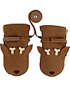 Donsje Kapi Leather Mittens - Stag - Handmade Gloves
