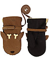 Donsje Kapi Leather Mittens - Stag - Handmade Gloves