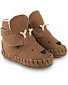 Donsje Kapi Special Nubuck Leather Booties - Stag - for First Steps! Shoes