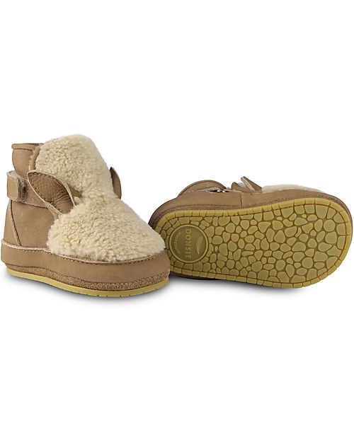 Donsje Leather Boots - Beige - For The First Steps! Shoes