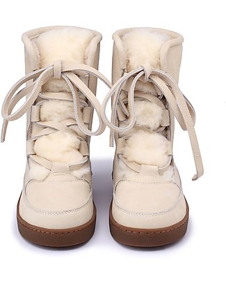 Donsje Sonny Laether Booties - Cream - Wool Lining! Shoes