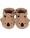 Donsje Spark Classic Leather Baby Shoe - Koala- Velcro Fastening Strap Sandals