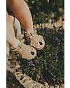 Donsje Spark Classic Leather Baby Shoe - Koala- Velcro Fastening Strap Sandals