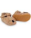Donsje Spark Classic Leather Baby Shoe - Koala- Velcro Fastening Strap Sandals
