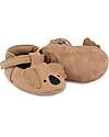 Donsje Spark Classic Leather Baby Shoe - Koala- Velcro Fastening Strap Sandals