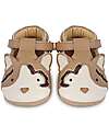 Donsje Spark Exclusive Leather Shoes - Calico Cat - Velcro Closure Sandals