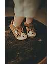 Donsje Spark Exclusive Leather Shoes - Calico Cat - Velcro Closure Sandals