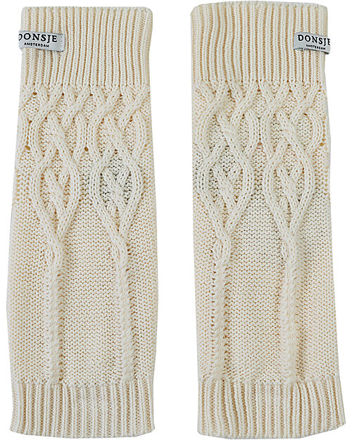 Donsje Suzi Leg Warmers - Ivory - 100% Cotton Tights