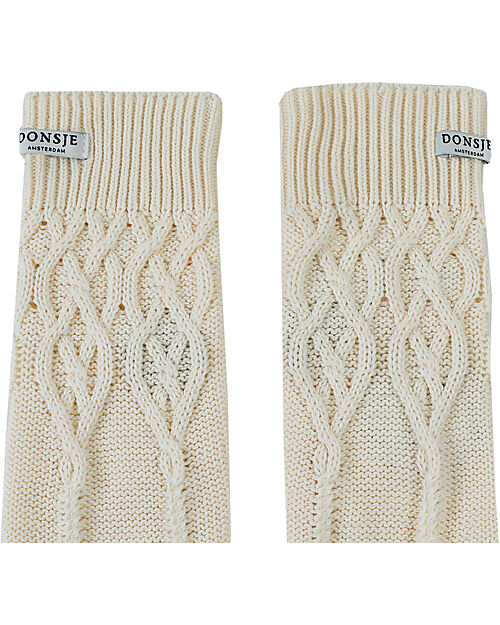Donsje Suzi Leg Warmers - Ivory - 100% Cotton Tights