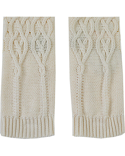 Donsje Suzi Leg Warmers - Ivory - 100% Cotton Tights