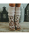 Donsje Suzi Leg Warmers - Soft Sand - 100% Cotton Tights
