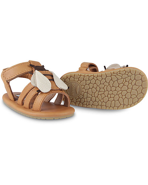 Donsje Tuti Sky Leather Baby Sandal - Honey Bee - Elegant and High Quality! Sandals