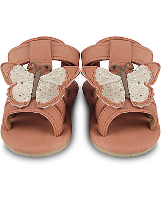 Donsje Tuti Sky Nubuck Leather Baby Sandal - Papillon - Elegant and High Quality! Sandals