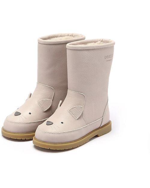 Donsje Wadudu Classic Leather Booties - Cat - Wool Lining Shoes